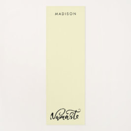 ナマステモダン名シトリンホワイトヨガマット ヨガマット