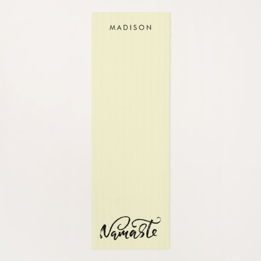 ナマステモダン名シトリンホワイトヨガマット ヨガマット (裏面)