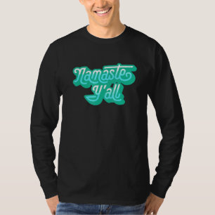 ナマステヤルタイポグラフィサザンヨガ80年代5 Tシャツ