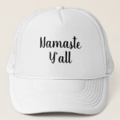 ナマステヤールヨガタイポグラフィ キャップ (正面)