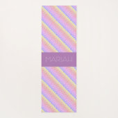 ナマステユニコーンカラー(名前をカスタムする) ヨガマット (裏面)