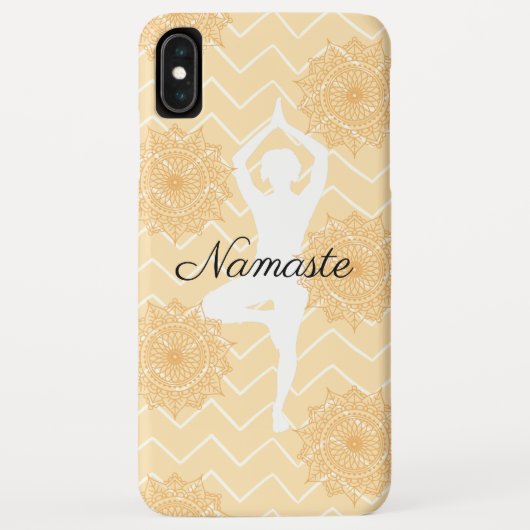 ナマステヨガのポーズ Case-Mate iPhoneケース (裏面)