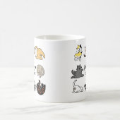 ナマステヨガキャットポーズ コーヒーマグカップ (中央)