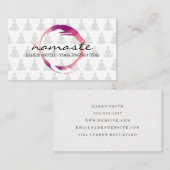 ナマステヨガトライバルパターンロータス |ヘルス 名刺 (正面/裏面)