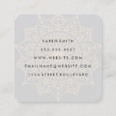 ナマステヨガトライバルパターン スクエア名刺