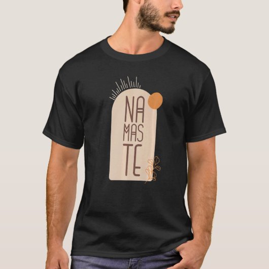 ナマステヨガボホヴィンテージスタイル1 Tシャツ (正面)
