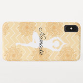 ナマステヨガポーズ Case-Mate iPhoneケース (裏面(横))