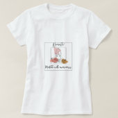 ナマステヨガ瞑想女性の基本Tシャツ Tシャツ (デザイン正面)