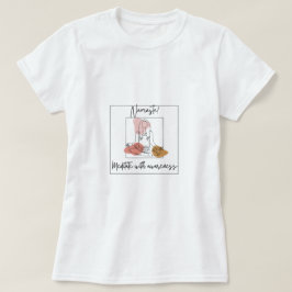ナマステヨガ瞑想女性の基本Tシャツ Tシャツ