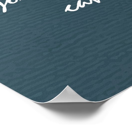 ナマステヨガ瞑想引用文ブルー金ゴールド禅サイン ポスター