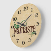 ナマステヨガ ラージ壁時計 (傾斜)