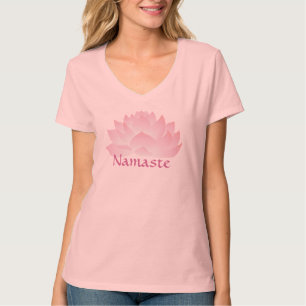 ナマステロータスウィメンズハネスVネック Tシャツ