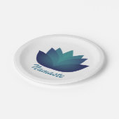 ナマステロータスフラワー ペーパープレート (アングル)