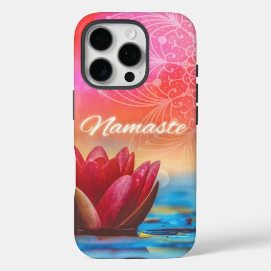 ナマステロータス&マンダラ Case-Mate iPhoneケース (裏面)