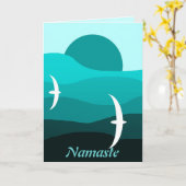 ナマステ友情カード カード (黄色い花)