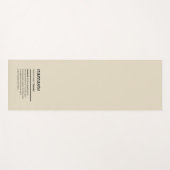 ナマステ定義ベージュシンプルヨガモダンマット ヨガマット (正面(横))