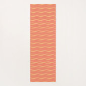 ナマステ引用文オレンジパターンフィットネスエクササイズ ヨガマット (裏面)