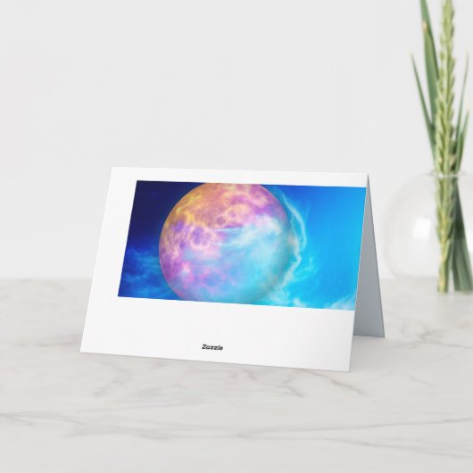 ナマステ引用文サンキューコズミックユニバースプラネット カード (裏面)