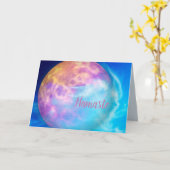 ナマステ引用文サンキューコズミックユニバースプラネット カード (黄色い花)