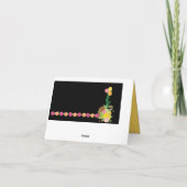 ナマステ引用文サンキューフローラバラブーケ カード (裏面)