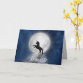 ナマステ引用文サンキューマジカルユニコーンフルムーン カード (黄色い花)