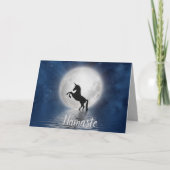 ナマステ引用文サンキューマジカルユニコーンフルムーン カード (正面)