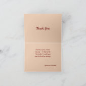 ナマステ引用文サンキューレッドローゼスヴィンテージデザイン カード (内部)