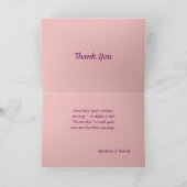 ナマステ引用文サンキューロマンチックバタフライハート カード (内部)