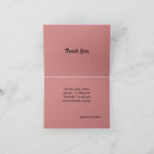 ナマステ引用文サンキューロマンチックバラ花びら カード (内部)