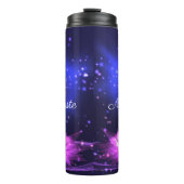 ナマステ引用文パープルクリスタルロータス&スター タンブラー (正面)