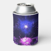 ナマステ引用文パープルクリスタルロータス&スター 缶クーラー (缶裏面)