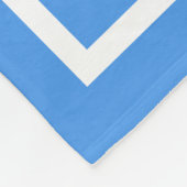 ナマステ引用文ホワイトハミングバードフラワーペタル フリースブランケット (角)