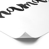 'ナマステ'引用文ポスター ポスター (角)