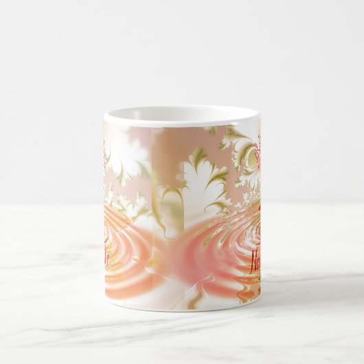 ナマステ引用文ヨガツリーオブライフゼン コーヒーマグカップ (中央)