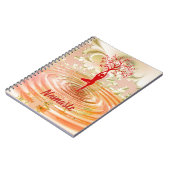 ナマステ引用文ヨガツリーオブライフゼン ノートブック (左側)