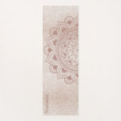 ナマステ引用文文字オムヨギプラクティススタジオセンター ヨガマット (正面)