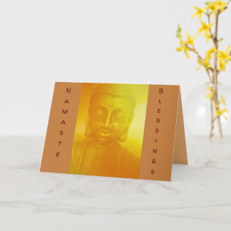 ナマステ恵み折り畳みグリーティングカード カード