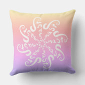 ナマステ曼荼羅 クッション (裏面)