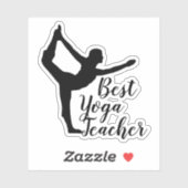 ナマステ最高のヨガ先生 シール (シート)