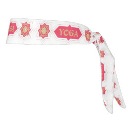 ナマステ禅ヨガ瞑想スピリチュアルピンク タイヘッドバンド