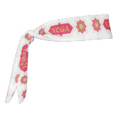 ナマステ禅ヨガ瞑想スピリチュアルピンク タイヘッドバンド (回転270)