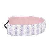 ナマステ紫とピンクの蓮の花 アスレチックヘッドバンド (左)