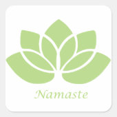 ナマステ蓮 スクエアシール (正面)