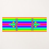 ナマステ虹の意図 ヨガマット (正面(横))