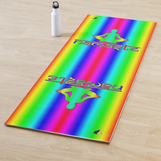 ナマステ虹の意図 ヨガマット (インサイチュ)