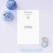 ナマステ記号を使用した意味 チラシ (シングル)
