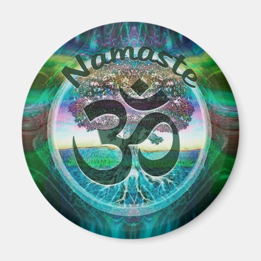 ナマステ記号 マグネット (正面)