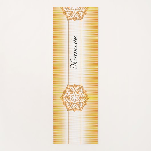 ナマステ金ゴールドマンダラヨガマット ヨガマット (正面)