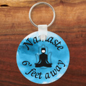 ナマステ6'足 遠くに キーホルダー (正面)