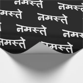 ナマステ(नमस्ते) - Devanagari Script ラッピングペーパー (角)